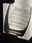 Old Antique 1900s Bal-mar Whiskey Baltimore Md Pre Pro Advertising Shot Glass