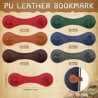 12 Sets Classic Leather Magnetic Bookmark Bulk Book Lovers Gift Pu Magnetic B   