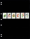  3 65 Scott Value - 1989 Zimbabwe Flowers Southern African Cv Mnh Nh Umm