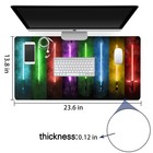 Large Xl Mouse Pad super Thick Waterproof Large Gaming Mousepad With Stitched   