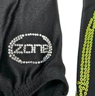 Ozone Competition Leotard Sequins Bling Vneck Ls Size Yl Youth Large Nwot Black