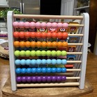 J   adore Double Sided Abacus Learning Math Beads letters W  Corrosponding Animals