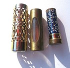Vintage   Helena Rubinstein Lipstick Gold Tone Tube 3 Pc Set