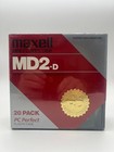 Rare Vintage Maxell Md2-d 5-1 4  Floppy Disk 20 Pack Sealed New Old Stock