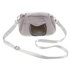 Portable Hamster Carrier Bag Soft Flat Bottom Breathable Pet Travel Pouch Outdoo