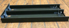 2 Genuine Vintage Addressograph Metal Cabinet Replacement Drawers 21 5  X 4 75 