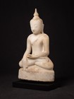 Antique Marble Burmese Buddha Statue From Burma  myanmar   17th Century
