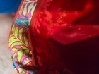 Vera Bradley Red Blue Paisley Floral Shoulder Bag Beach Bag Tote