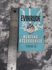 5 Vintage Original Evinrude Catalogs  1963 Boating Accessories  75 Hp Speedifour