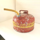 Eagle 2 5 Gallon Gas Can Metal Galvanized Model 502 Vintage