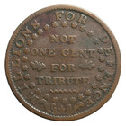 Webster Credit 1841 Current Hard Times Token