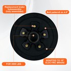 Pair Electric Trailer Manual Adjusting Brake 5-4 5  Hub Drum Kit For 3500lb Axle
