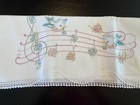 So Sweet Lot Of  4  Hand Embroidered Novelty Vintage Pillowcases-kittens  Birds