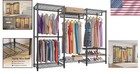 68 9   l Heavy Duty Freestanding Clothing Rack - Ideal For Coats And Accessories