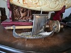 Vintage Havstad Tinn Norway Pewter Norwegian Viking Ship Boat Scuplture  7   