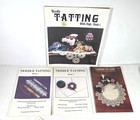 Three Barbara Foster Tatting Books  Learn To Tat Booklet  Two Shuttles   Needles