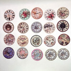 Clock Face Die Cut Shapes Vintage Style Junk Journal Collage Scrapbooking