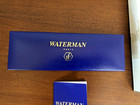 Vintage Waterman Centurion Blue Marble Ballpoint Pen 23700-9 Original Box