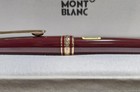 Brand New Montblanc Ballpoint Pen 164 Meisterstuck - Red   Gold W box