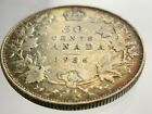 1936 Canada 50 Cents Half Dollar Km  25a Circulated Coin Ii183
