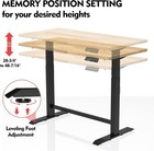 Workpro Dual Motor 48  Electric Height Adjustable Workbench 500lbs Load Capacity