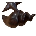 3 Vtg Carved Ironwood Shells Starfish Hawaii Allen Seashell Ocean Paperweight
