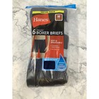 Hanes Men s Medium 6-pack Comfortsoft Cotton Boxer Briefs Underwear Casual G7-19