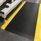 Isxacff Anti Fatigue Mats Industrial 2  X 7  X 7   X Yellow Border