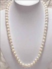Genuine Natural White Akoya Cultured Pearl Necklace 14-50   6-7 7-8 8-9 9-10mm