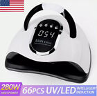 280w Professional Led Uv Nail Dryer Gel Polish Lamp Salon Manicure Curing Light