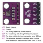 Coliao 2pcs Bme280 3 3v Sensor Module Pre-soldered Atmospheric Pressure Tempe   