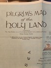 Israel Vintage 1982 Pilgrims Map Of The Holy Land Brochure Tourism Zion