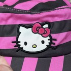 Hello Kitty Girls Pink And Black Army Ball Cap Hat Strapback Painters Cap Style