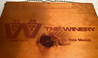 Vintage Winery Hanging Sign  the Winery - Santa Fe  New Mexico   14  X 10  Chain
