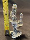 Vintage Masterworks Fine Pewter Mwfp Wizards Castle Pewter Crystal Figurine