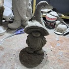 Hand Made Cement Mushroom Gnome