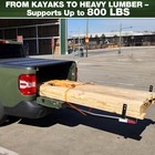 800lb Load Extender Truck Hitch Support Haul Ladder Lumber Rack Roof Tailgate