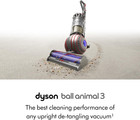 Dyson Ball Animal 3 Upright Vacuum Cleaner With 2 Tools Nickel Silver Pet Hair