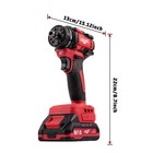 Cisivis 4-in-1 Brushless Cordless Multi-head Drill Kit With Battery   Charger -