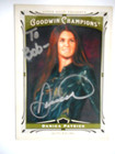 Danica Patrick Signed 2013 Ud Goodwin Champions Inscribed To Bob Card  131