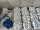 Esembly Size 2 Cloth Diaper Lot 20 Inners  3 Outers  6 Pad Inserts And 23 Wipes