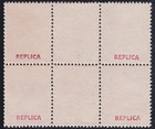 France 1937 Pexip Blocks Of 6 From Block Modern Reproduction Stamp Sv