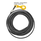 9 16x75ft Winch Cable 17637lbs Self Locking Swivel Hook For Suv Truck Crane