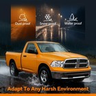 Headlights For Dodge Ram 1500-3500 2009-2012 New Body Quad Chrome Clear Lens