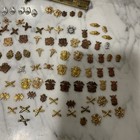 100 Assorted Military Insignia Emblems Read Description