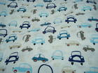 Cuddles   Cribs Organic Cotton Multicolor Car Print Fitted Crib Sheet New