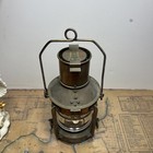 Large Vintage Wwii Era Ship s Hanging Lantern Great Condition