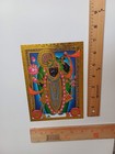 Krishna Shrinathji  - Golden Foil Paper Poster 5x7 