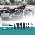 For Harley M8 Softail Touring Flht Adjustable Pushrod Tube And Cover Kit 2014-up
