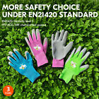 Vgo 3pairs Age 3-9 Kids Latex Gardening Gloves work Gloves outdoor kid-rb6013 